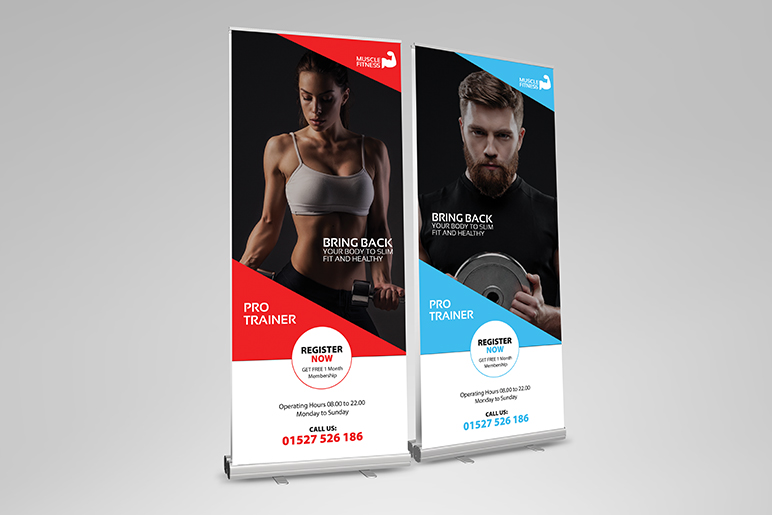 Double Sided Roller Banners